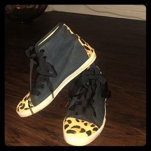 Kate Spade cheetah print Hightop